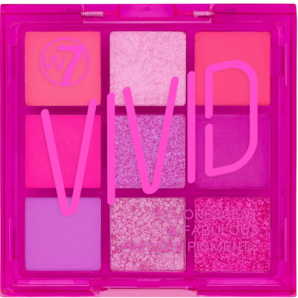 Palette 9 fards Vivid Punchy pink W7 Palette 9 fards Vivid Punchy pink W7