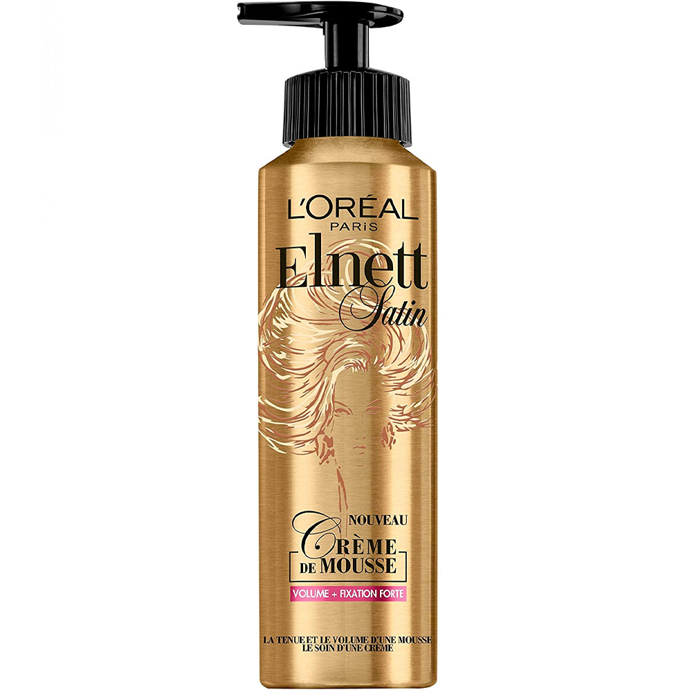 Crème de mousse Volume + Fixation forte Crème de mousse Volume + Fixation forte