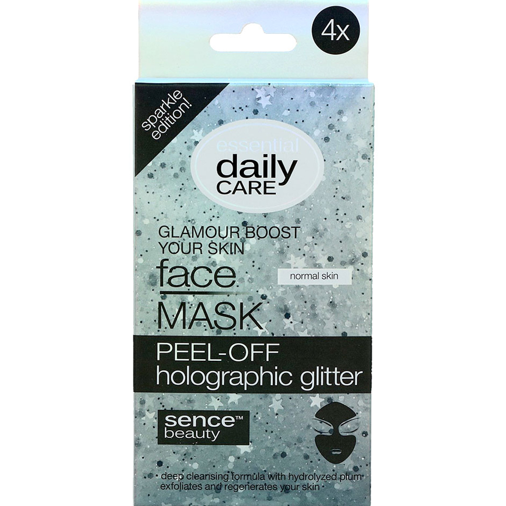 Masque peeloff Holographic glitter x4 SENCE Saga Cosmetics