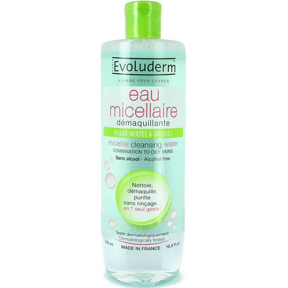 Eau micellaire démaquillante Peaux mixtes à grasses Eau micellaire démaquillante Peaux mixtes à grasses