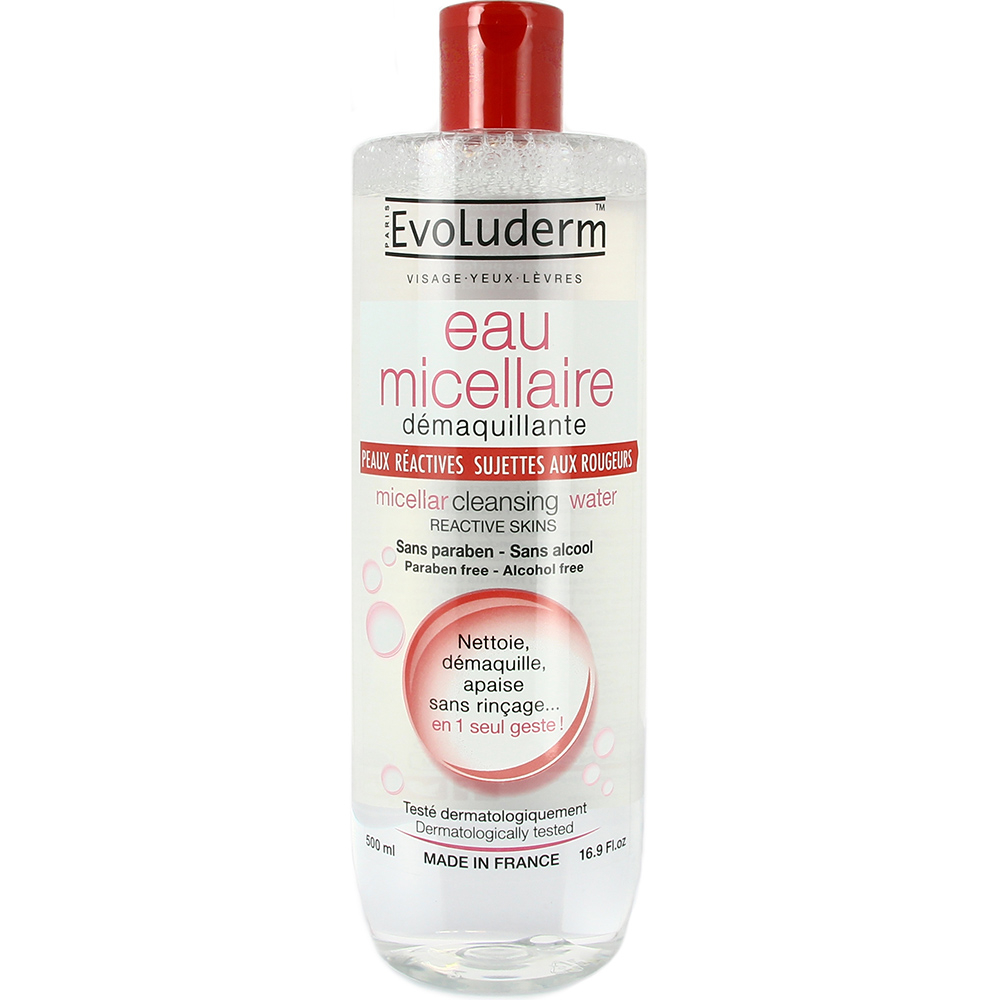 Eau micellaire démaquillante Peaux réactives sujettes aux rougeurs Eau micellaire démaquillante Peaux réactives sujettes aux rougeurs