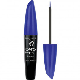 Eyeliner Cat's eyes waterproof - Matte blue