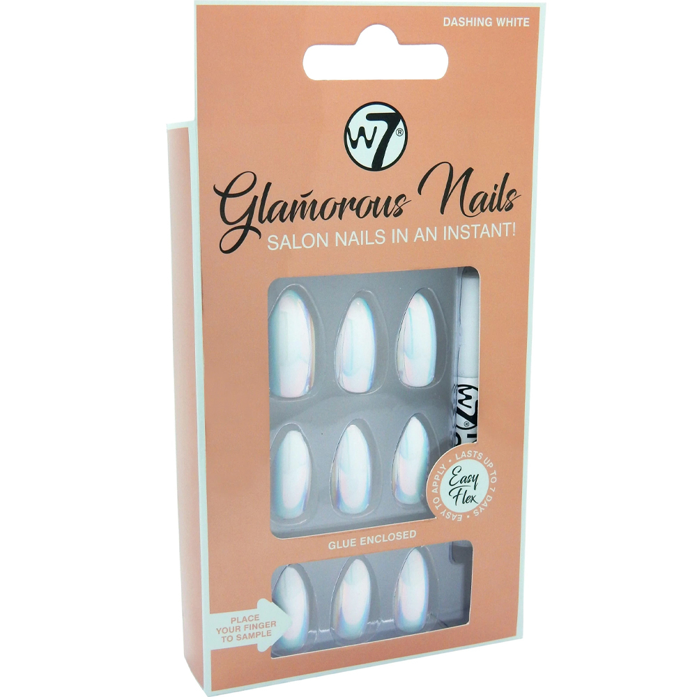 Faux ongles Glamorous – Dashing White