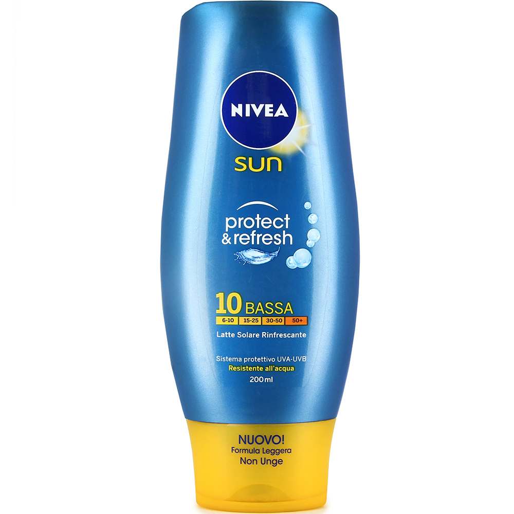 Lait solaire protect & refresh SPF 10