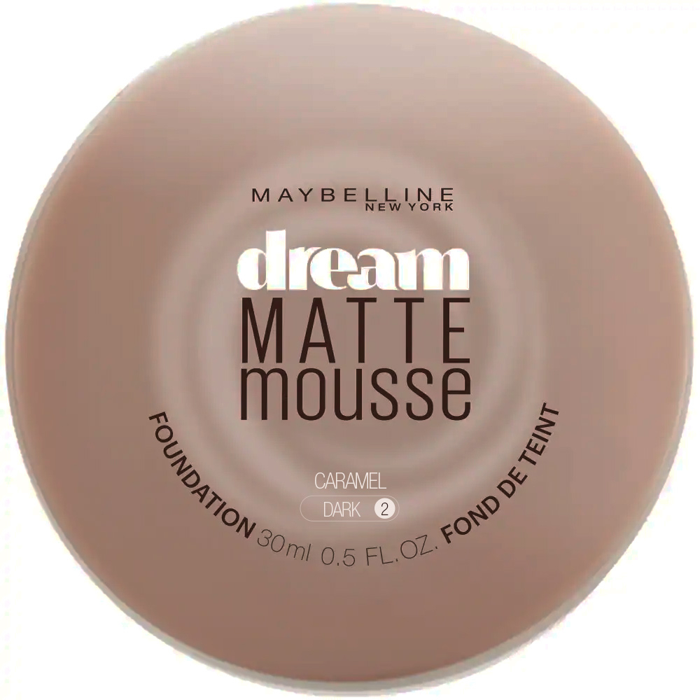 Fond de teint Dream Mat Mousse - 2 Caramel dark Fond de teint Dream Mat Mousse - 2 Caramel dark