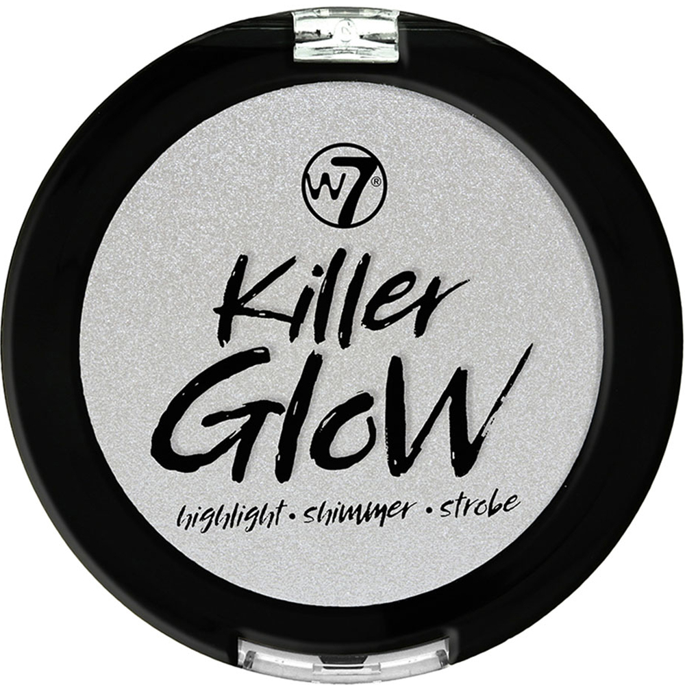 Highlighter compacte argenté Killer Glow de W7.