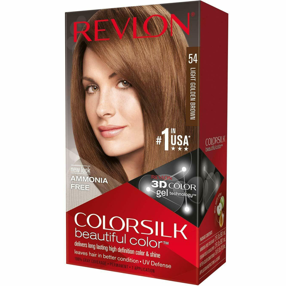 Coloration cheveux Colorsilk - 54 châtain clair doré