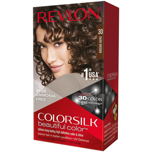 Coloration cheveux Colorsilk - 30 châtain foncé