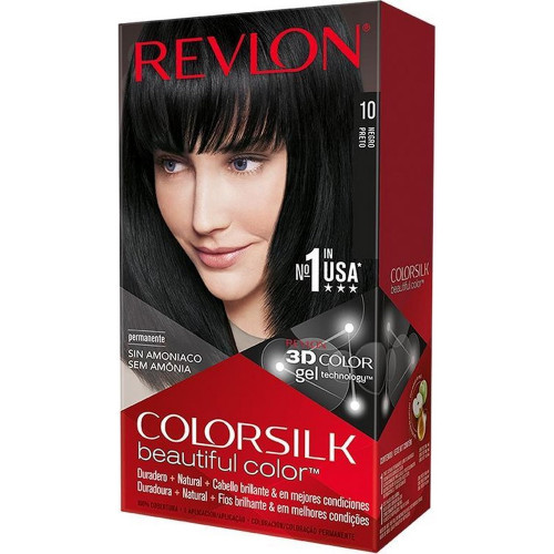 Coloration cheveux Colorsilk - 10 noir