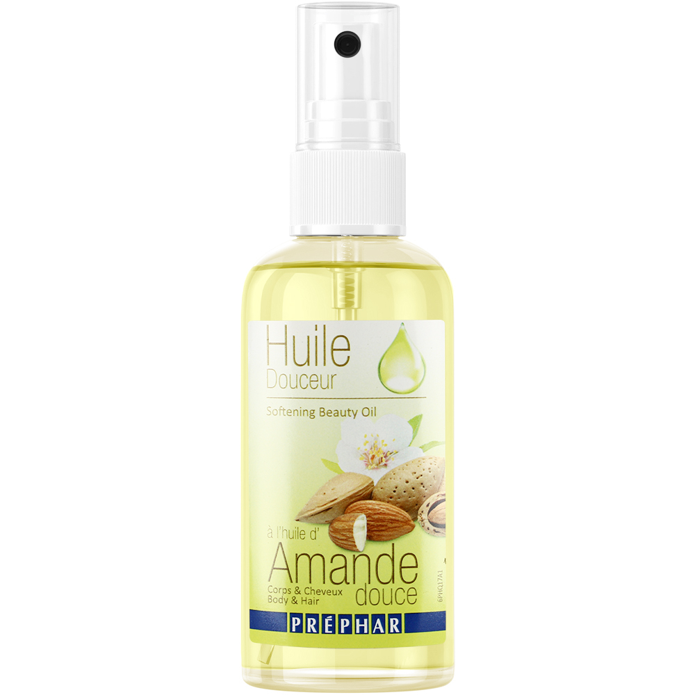 Huile douceur à l’Amande douce en spray de 100ml Huile douceur à l’Amande douce en spray de 100ml