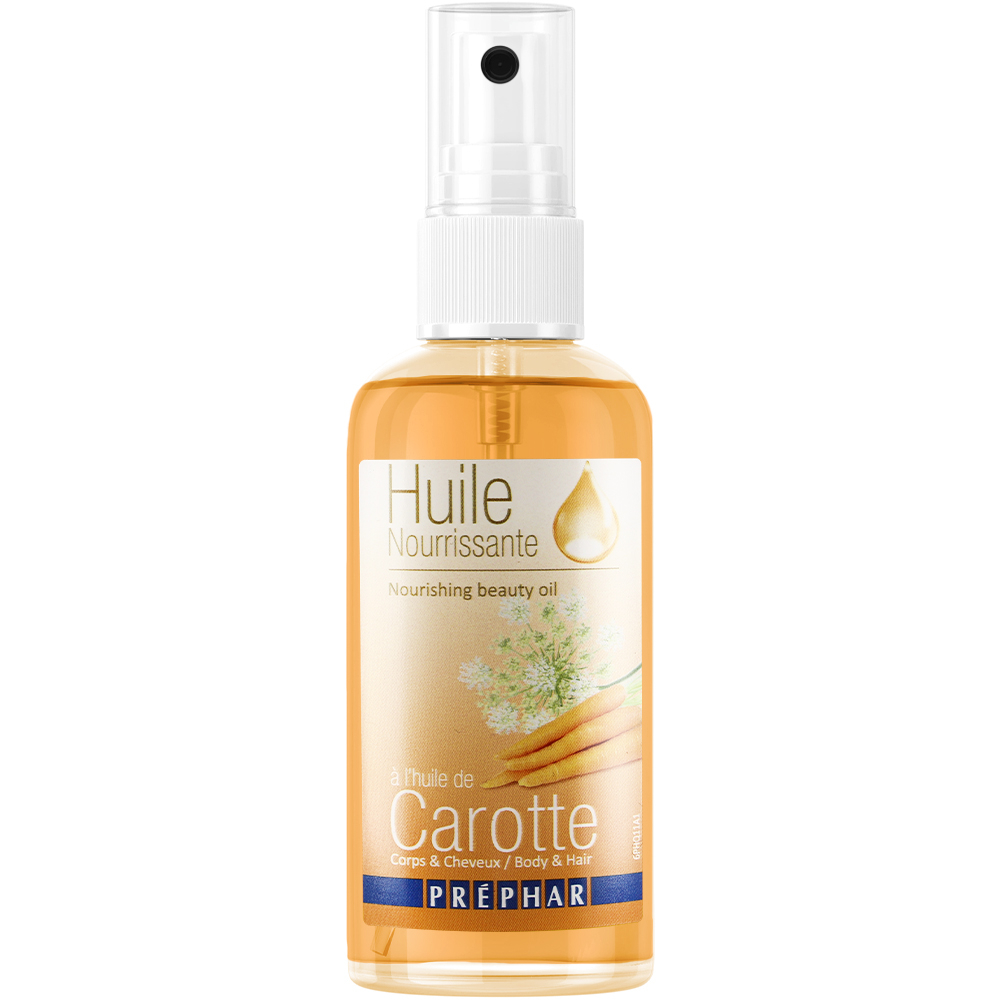 Huile douceur à la Carotte en spray de 100ml Huile douceur à la Carotte en spray de 100ml
