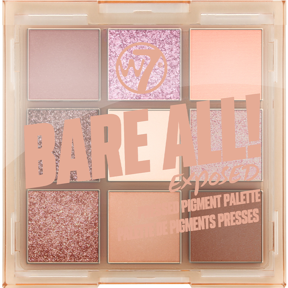 Palette 9 fards à paupières Bare all - Exposed