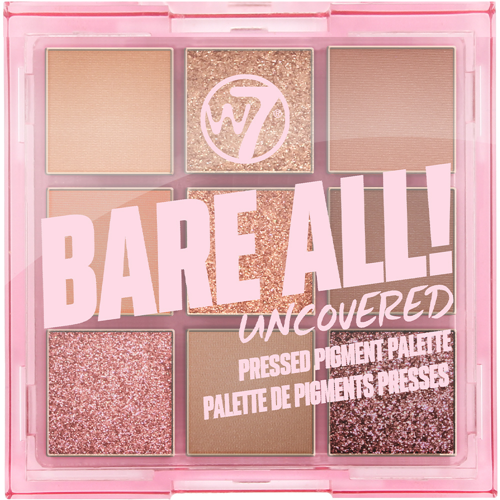 Palette 9 fards à paupières Bare all - Uncovered