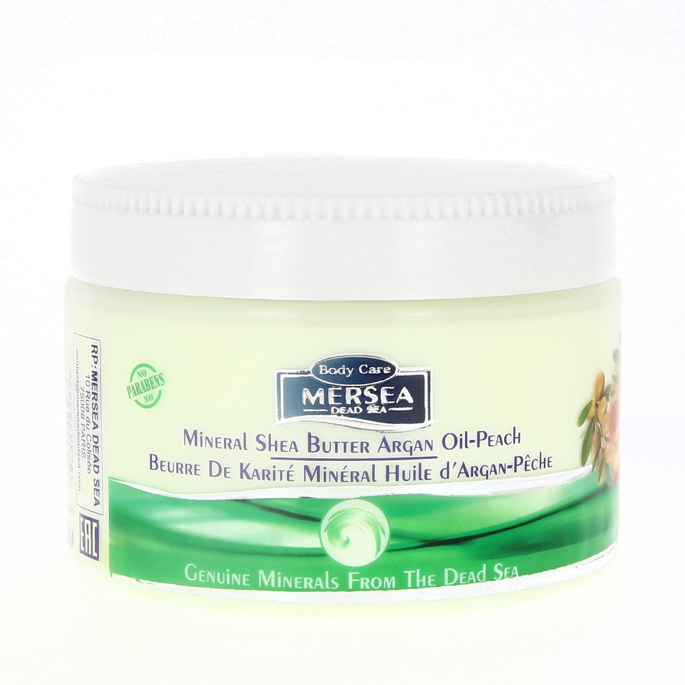 Beurre de karité - Huile d'argan & Pêche Beurre de karité - Huile d'argan & Pêche