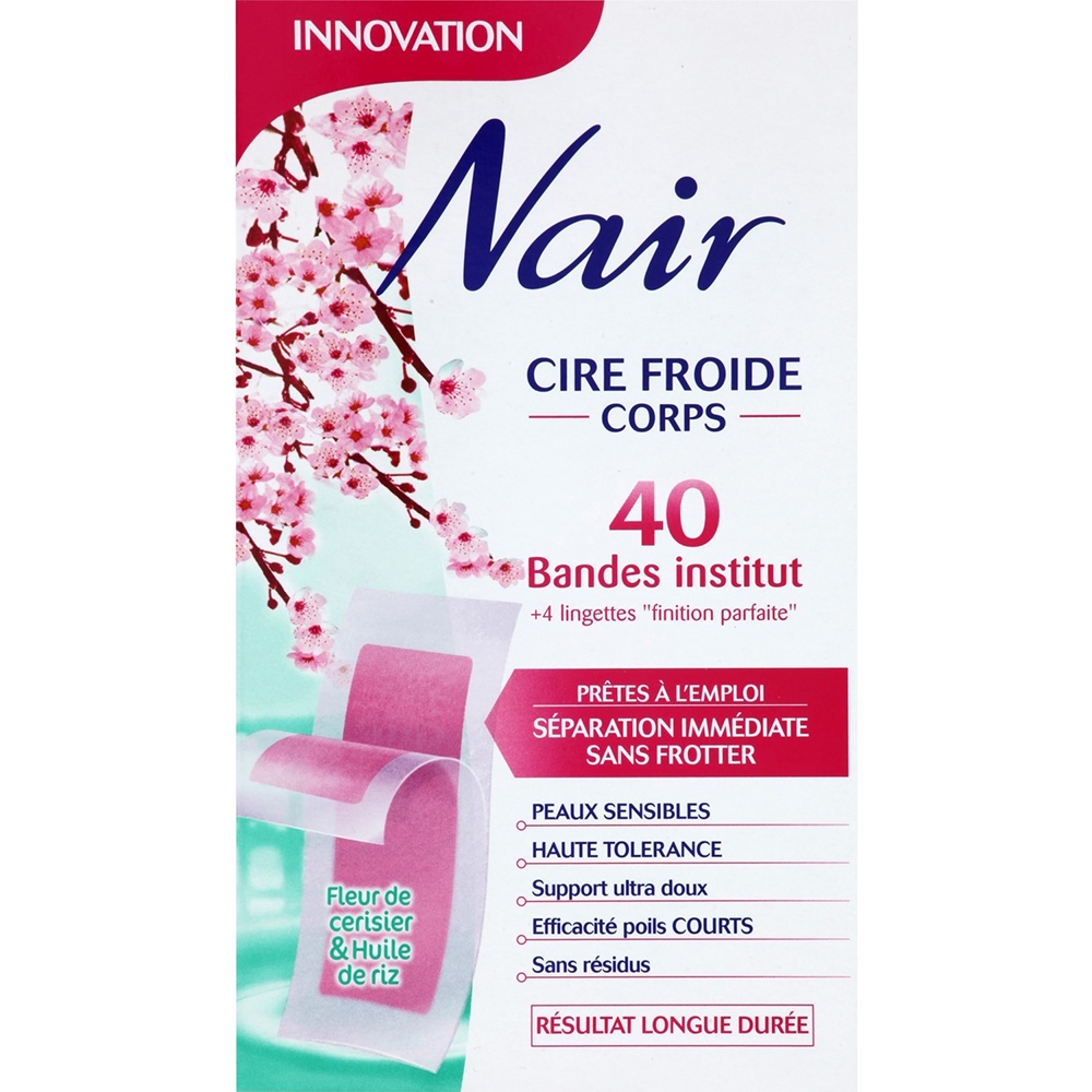 Bandes de cire froide Corps à la fleur de cerisier x40