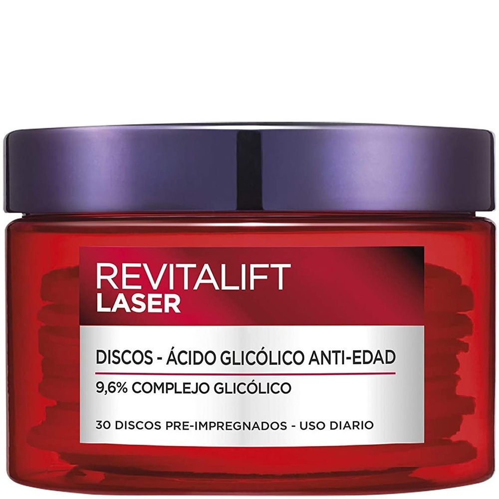Disques peeling anti-âge Revitalif laser x30 l'oreal