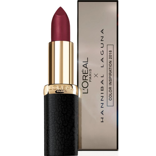 Rouge à lèvres Color matte Hannibal Laguna - 463 Plum defile L'Oréal
