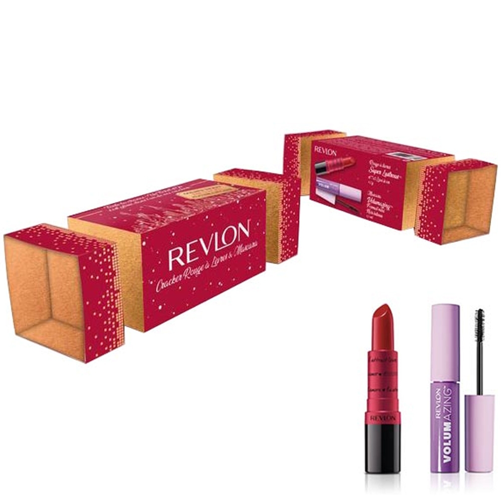 Cracker Rouge à lèvres et mascara - Rouge Revlon Cracker Rouge à lèvres et mascara - Rouge Revlon