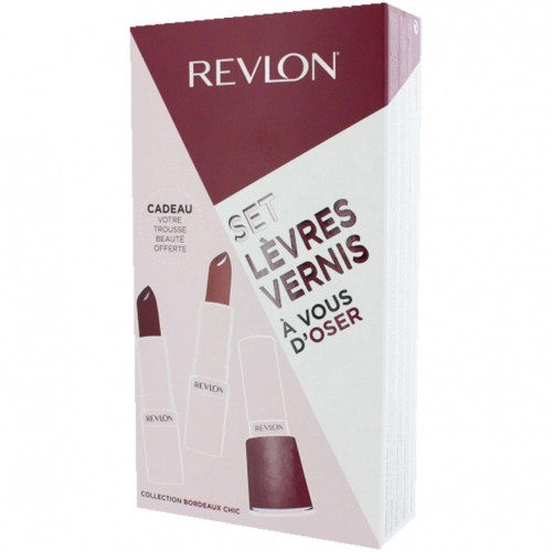 Coffret Trousse beauté - Bordeaux chic