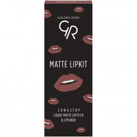 Kit lèvres Matte lipkit - Rose taupe