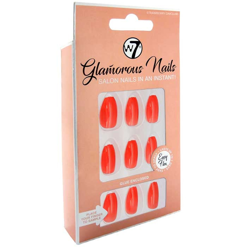 Faux-ongles Glamorous - Strawberry Daiquiri w7 Faux-ongles Glamorous - Strawberry Daiquiri w7
