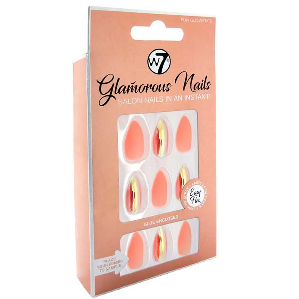 Faux-ongles Glamorous - Fun Glowstick w7 Faux-ongles Glamorous - Fun Glowstick w7