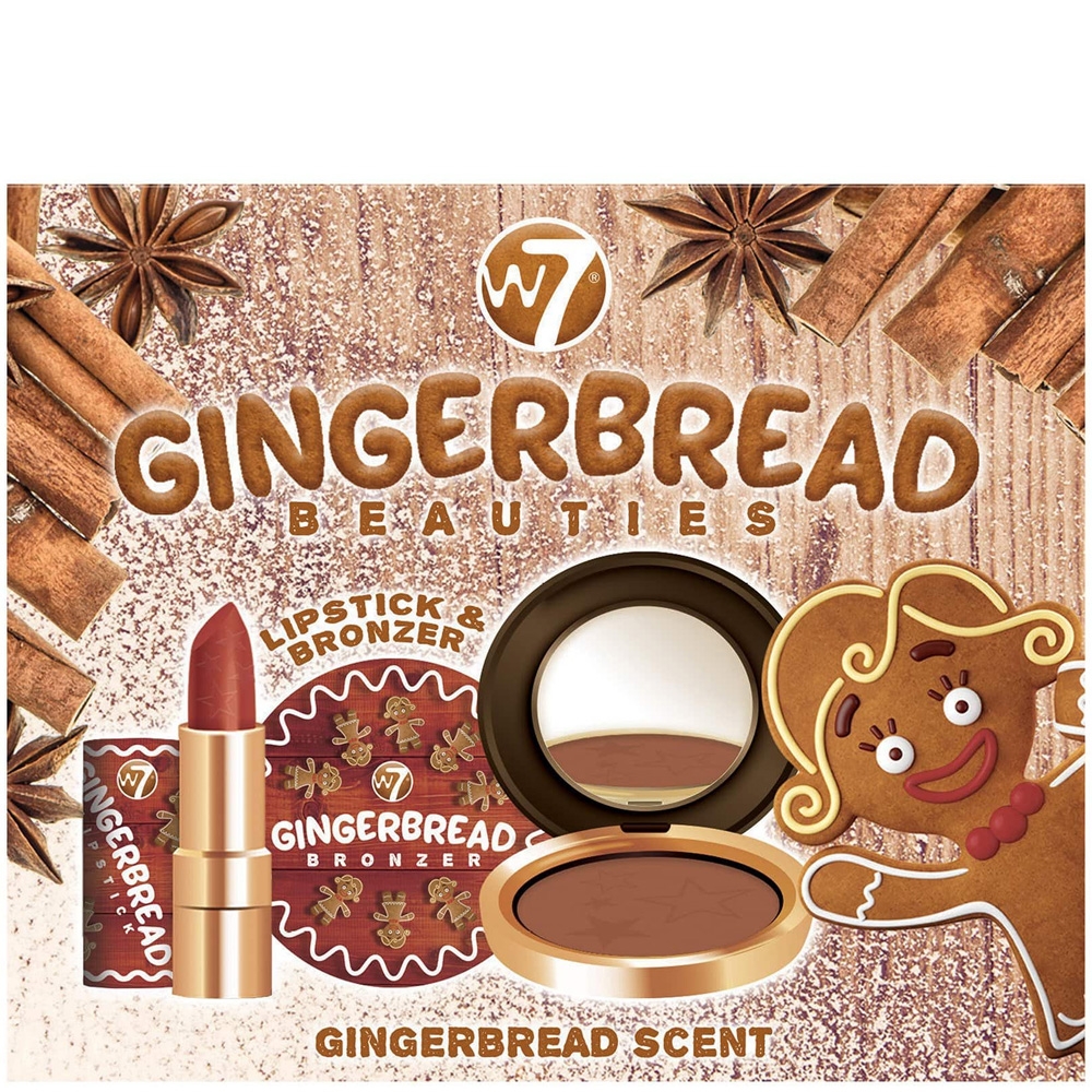 Coffret Gingerbread beauties bronzer et rouge à lèvres w7 Coffret Gingerbread beauties bronzer et rouge à lèvres w7