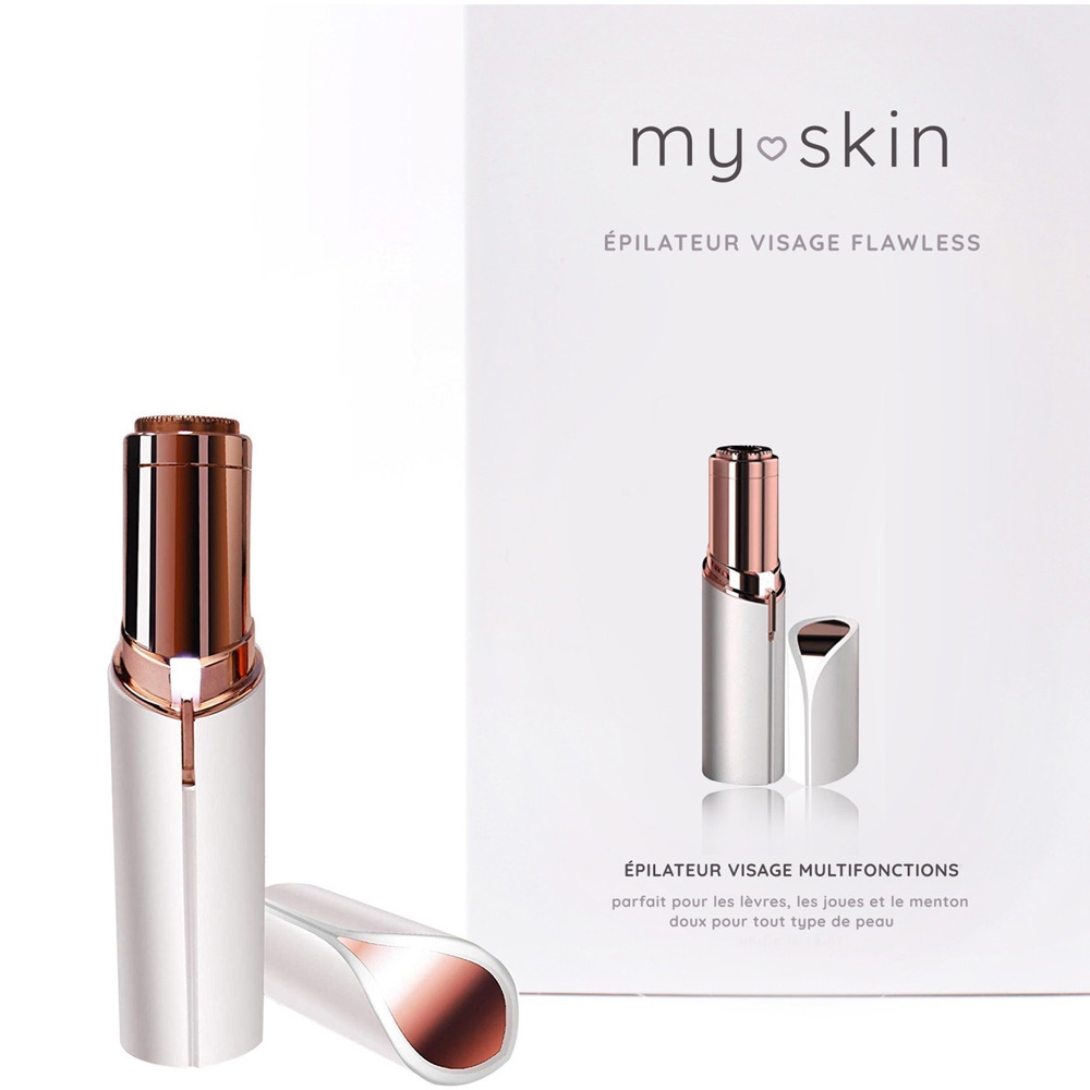 Epilateur visage Flawless my skin packaging