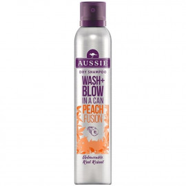Shampoing sec Wash+Blow Peach fusion Aussie