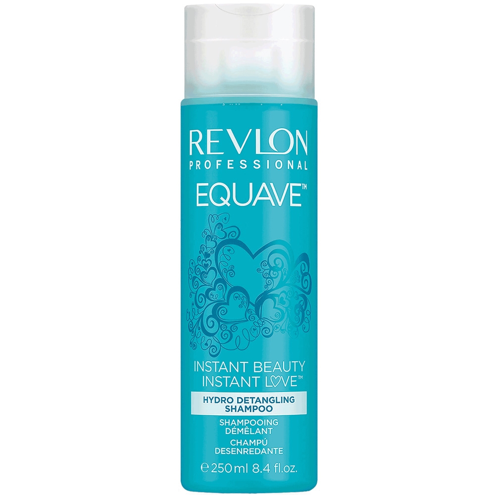 Flacon bleu de shampoing Equave