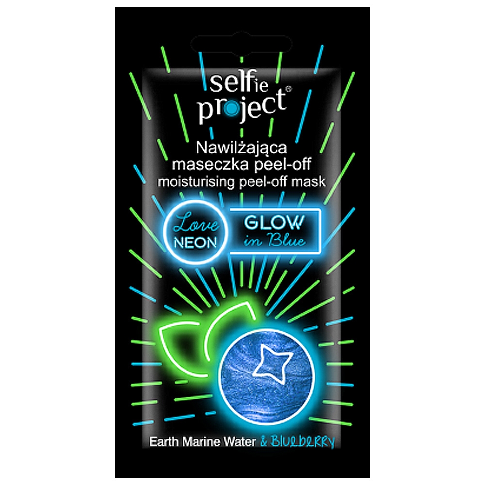 Masque peel-off néon - Glow in blue