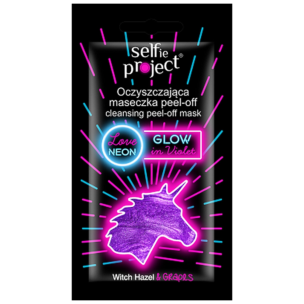 Masque peel-off néon - Glow in violet