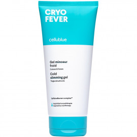 Gel minceur froid Cryo Fever Cuisses & fesses Cellublue tube fond blanc