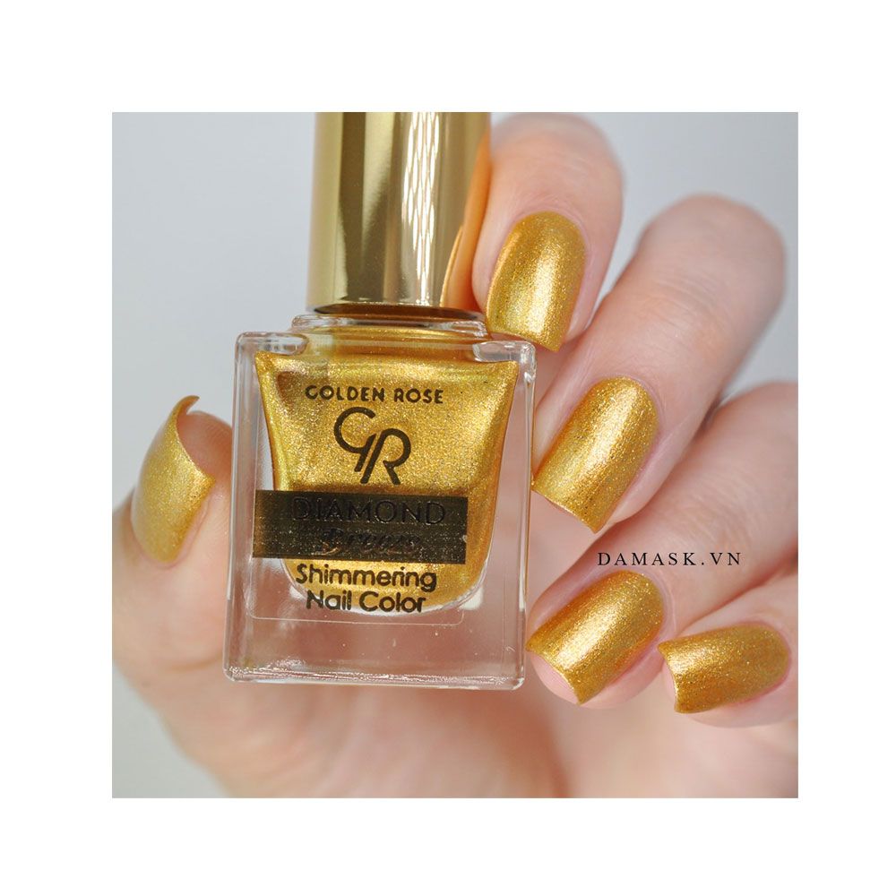 Vernis à Ongles Shimmering 01 24K Gold GOLDEN ROSE SAGA Cosmetics