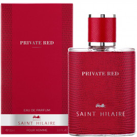 Eau de parfum Private red - Bruno Saint-hilaire packaging