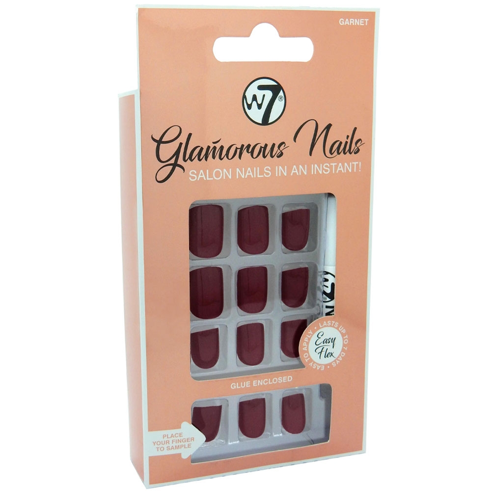 Faux ongles Glamorous - Garnet W7 packaging