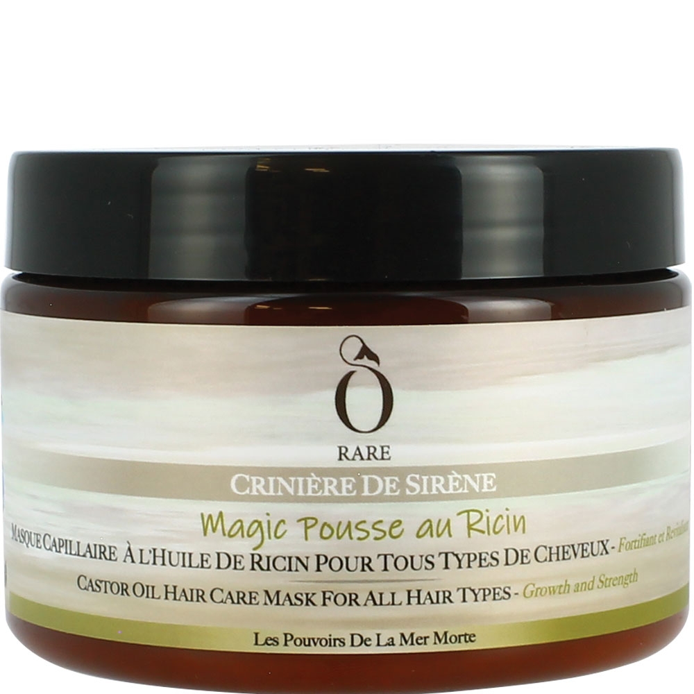 Masque capillaire à l'huile de ricin - Crinière de sirène de la marque Ô Rare