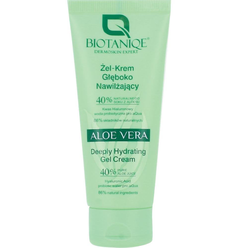 tube de crème hydratante aleo vera Biotaniqe