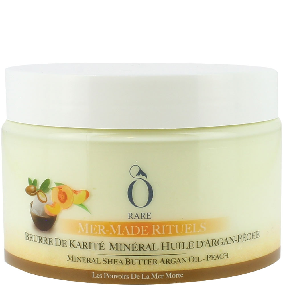 Pot de crème au beurre de karité argan-pèche