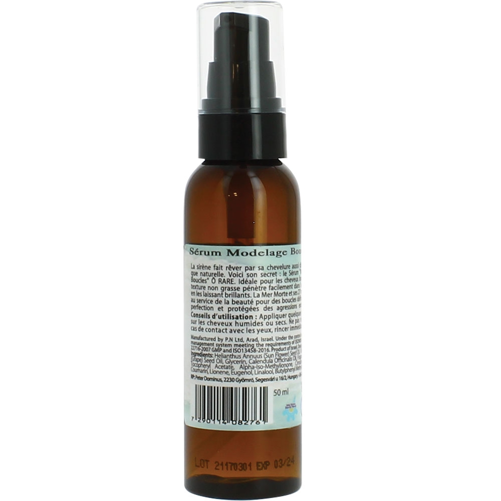 Sérum modelage boucles de la gamme Crinière de sirène Ô Rare dos