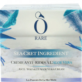 Packaging pot de crème anti-rides à l'Aloe Vera - marque Ô Rare