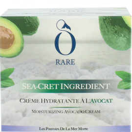 Boîte pot de crème hydratante Seacret Ingredient à l'Avocat - marque Ô Rare