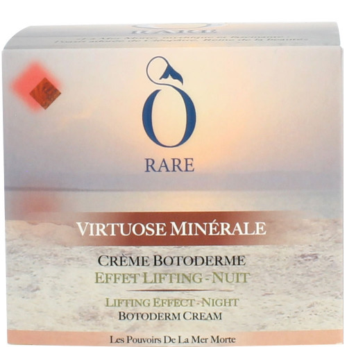 Emballage de crème Botoderme nui Effet lifting "Virtuose Minérale" de la marque Ô Rare