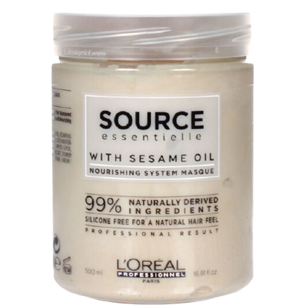 Pot de masque nourrissant source de la marque L'Oréal pro Pot de masque nourrissant source de la marque L'Oréal pro