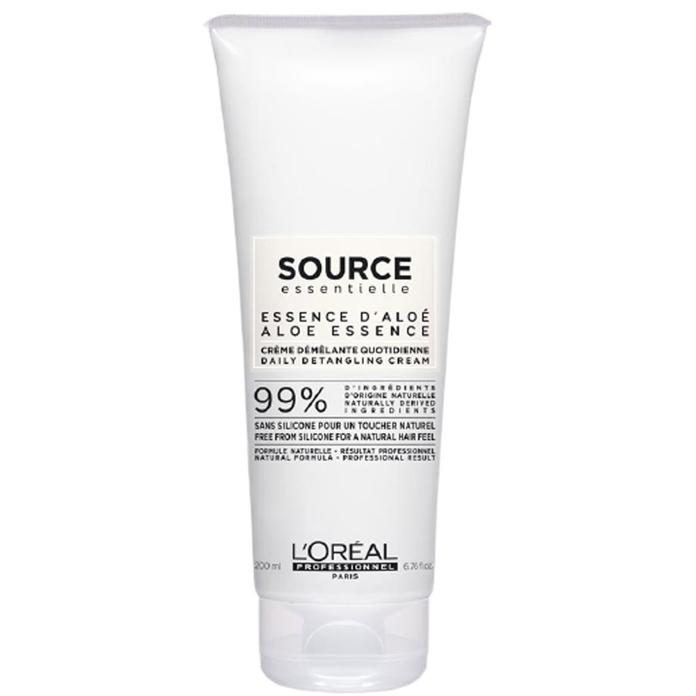 Bouteille de crème démêlante quotidienne Source de la marque L'Oréal Pro