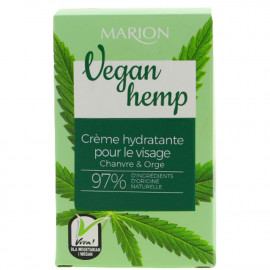 Emballage crème hydratante vegan hemp