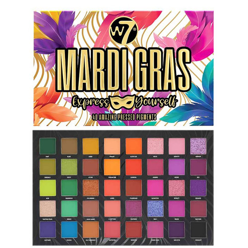 Palette 40 fards à paupières mardi gras - W7