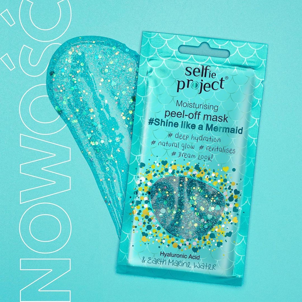 Masque peel-off "Shine like a mermaid" - Hydratant visuel