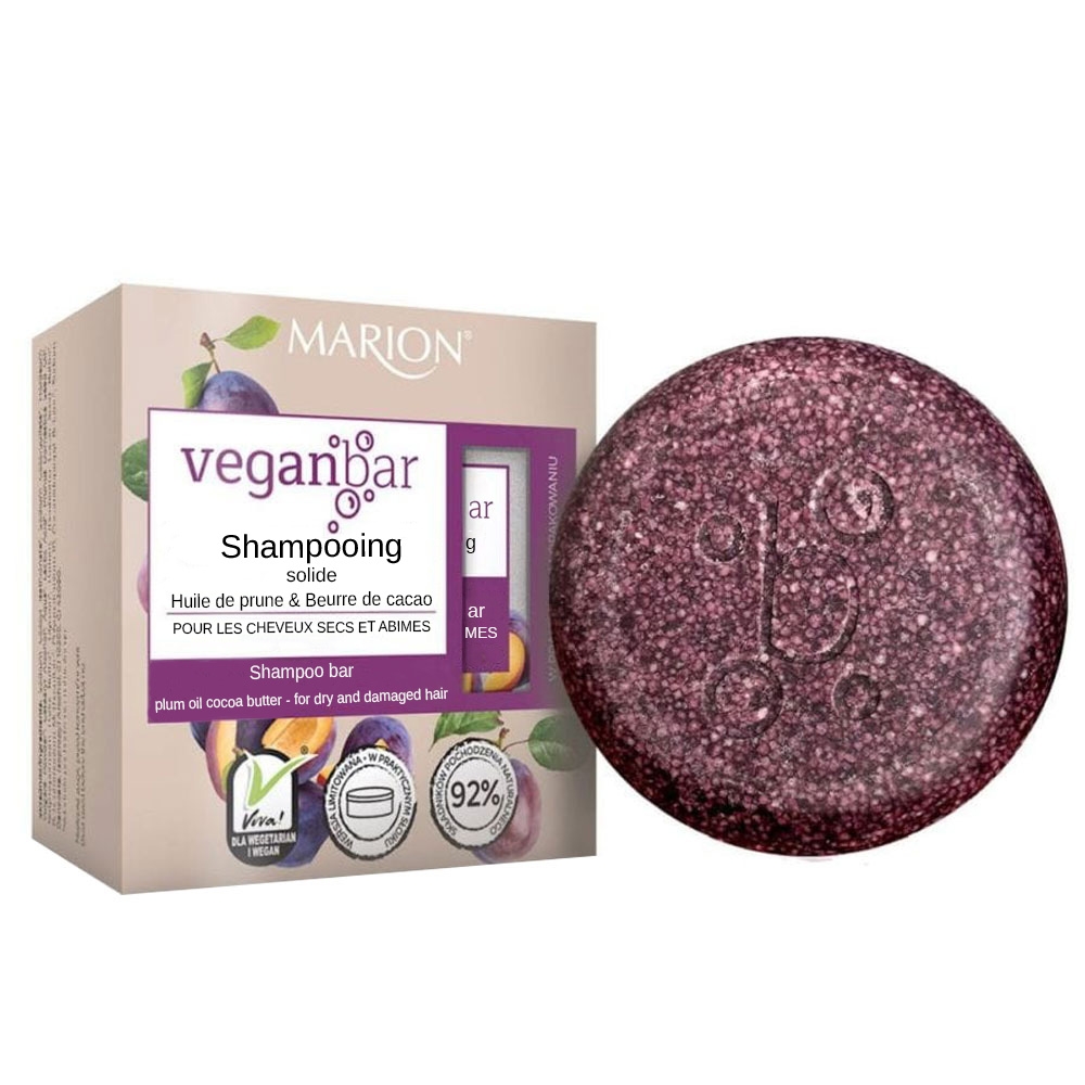 Shampooing solide Prune & Cacao - Veganbar