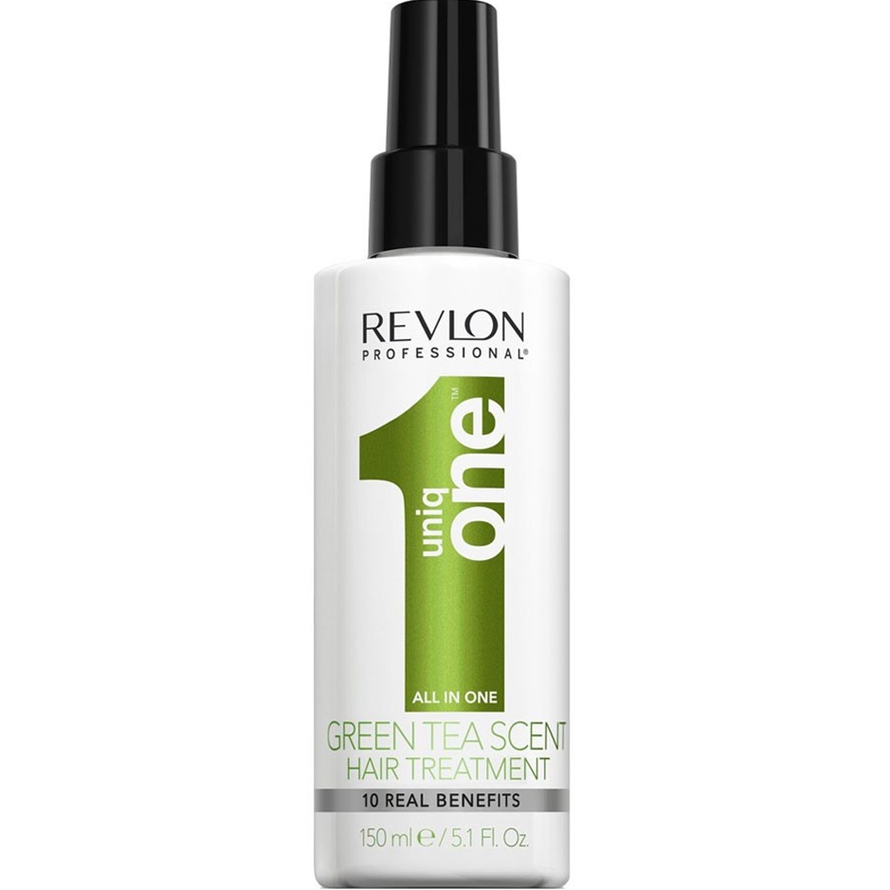 Soin capillaire en spray uniq one au thé vert